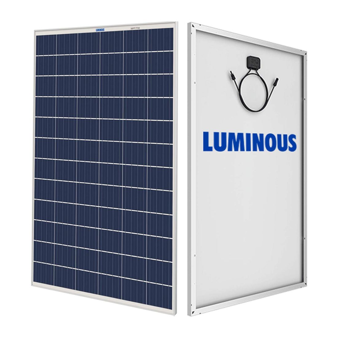 Luminous solar panel